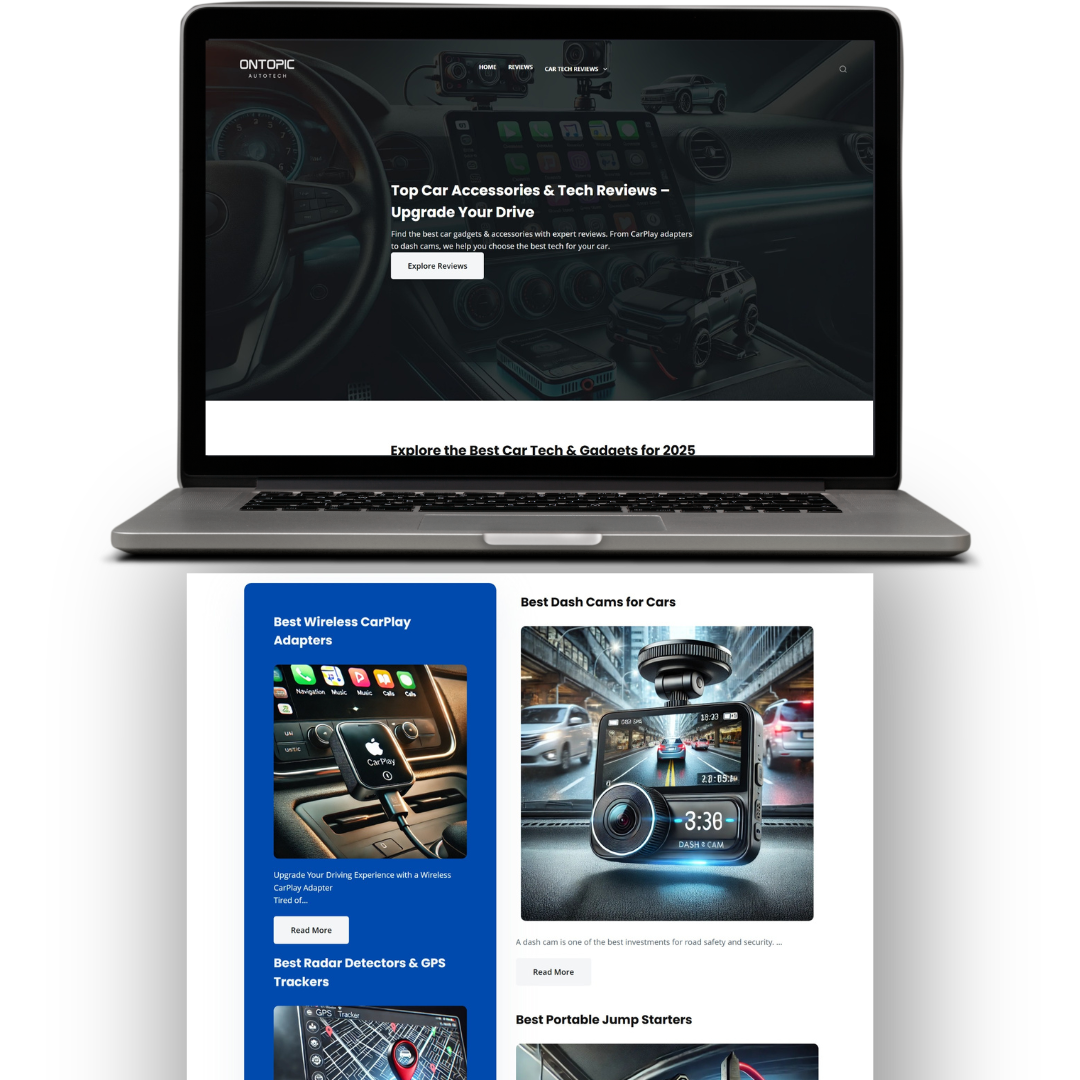 Auto Tech Blog Design
