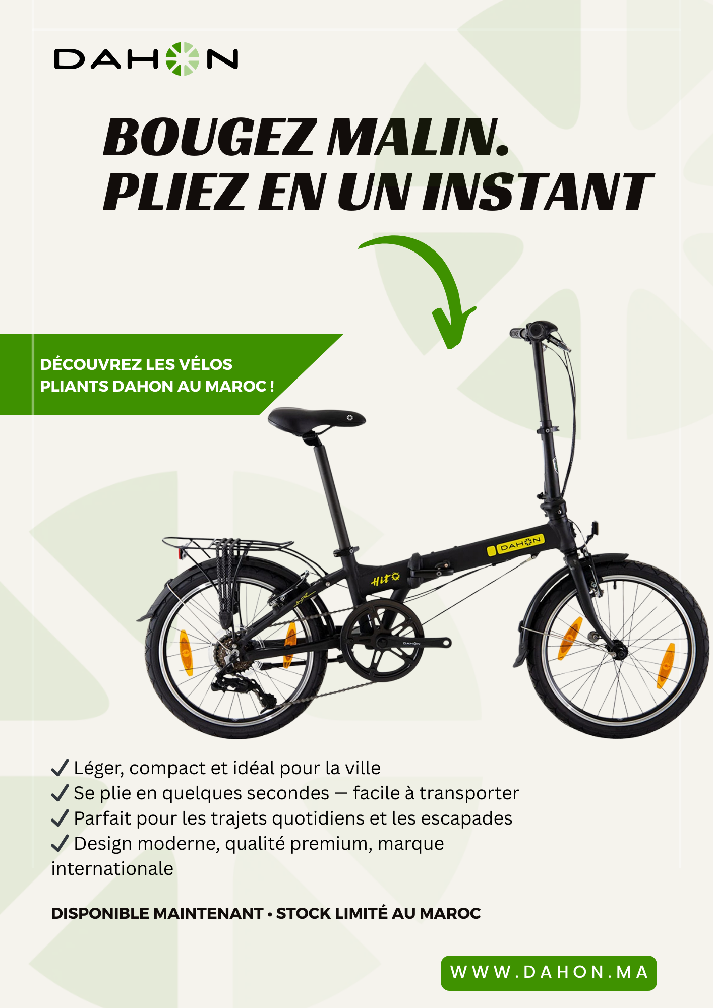 Flyer DAHON Maroc