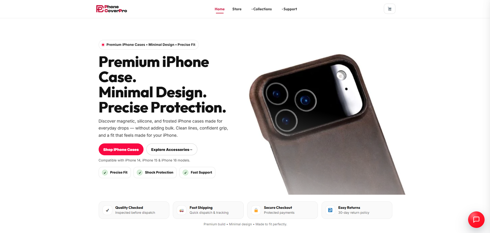 PhoneCoverPro Website Preview